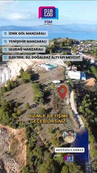 İznik Gölü-uludağ Ve Aynı Zamanda Yenişehir Manzaralı Muhteşem Lokasyonda Satılık Arsalar