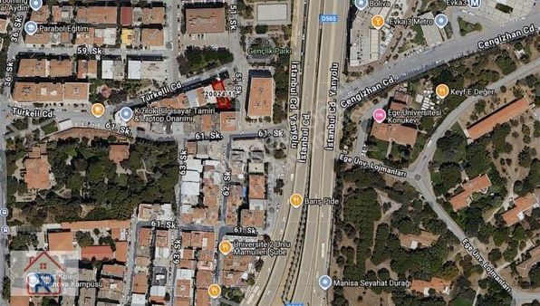 Üniversite Yakınında 7 Kat İzinli 171 M2 Arsa