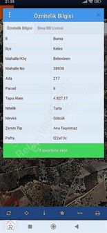 Relax Tr Gayrimenkul Bursa Keles Belenören Satılık Tarla