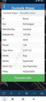 Relax Tr'den Osmangazi'de Cazip Fırsat Arazi