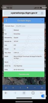 Merkezde 35 Dairelik Arsa. Tek Tapu .kat Karşılığı Olur.