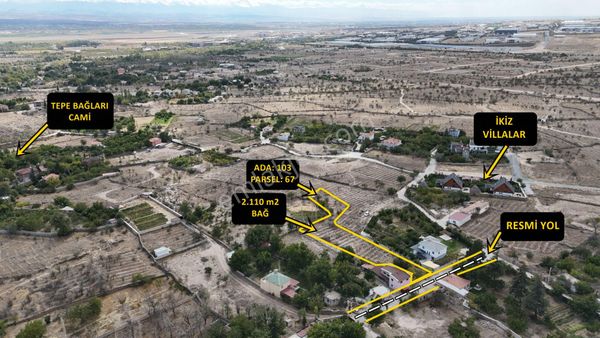 E.gökal Tepebağları Aşağıkayabaşı 2.110 M2 Bağ Villa Yapım Yeri