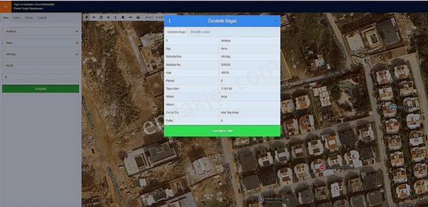 Altıntaş'ta Satılık 1641m2 Arsa