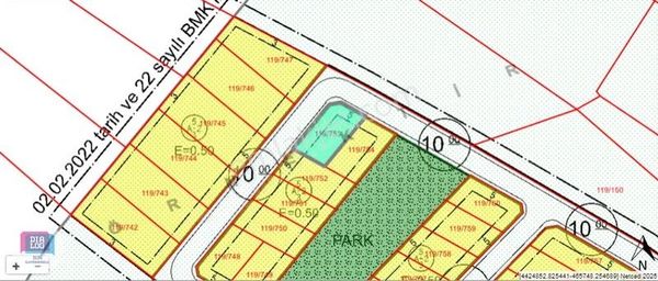 Dialog Sun Satılık İnegöl Hilmiye'de 346m² 2 Adet Villa Arsası