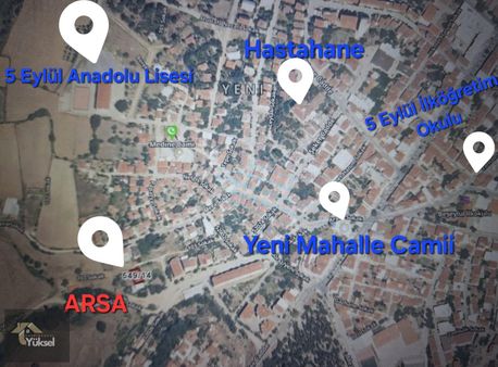 Yüksel Gayrimenkulden Yeni Mahallede 4 Kat İmarlı Fırsat Arsa