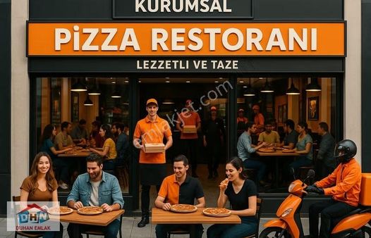 Duhan'dan Devren Kiralık 4 Yıllık Aktif Kurumsal Pizza Restoranı