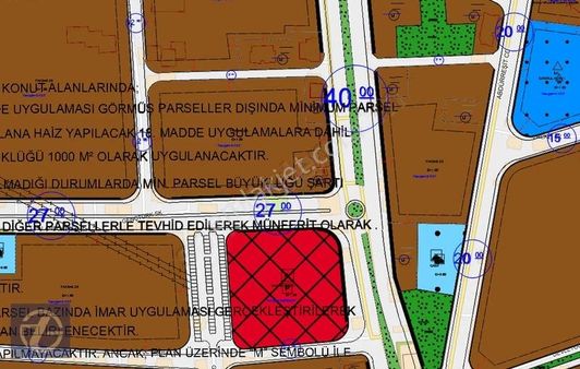 // Uzunharmanlar Cadde Üzeri 1 Daire Getirili Arsa //