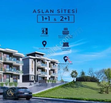 Sar Yapı Güvencesiyle Aslan Sitesi Sıfır 2+1 Daire