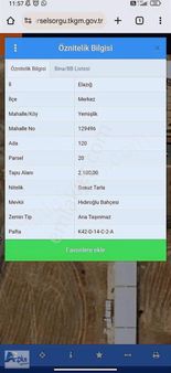 Yemişlik Köyünde 2.100 Metre Kupon Tarla