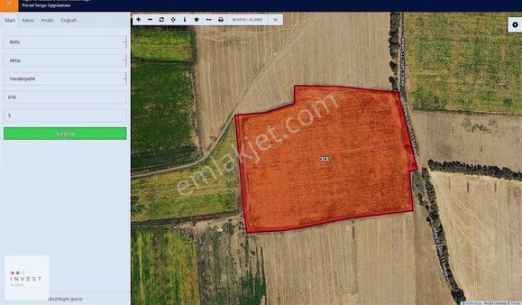 Invest Global'den Bitlis Ahlat Harabeşehir'de Satılık Tarla