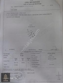 Çiğli Şirintepe'de Fiyat Düştü Acil Satılık İmarlı Arsa