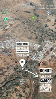 Sincan Temelli Türkobası 485m2 Kelepir Yatırımlık (konut İmarına Yakın) Hisse Tapulu