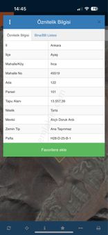 Ayaş Ilıca Mahallesi 3200m2 Geleceğe Yönelik Yatırımlık Hisse Tapulu