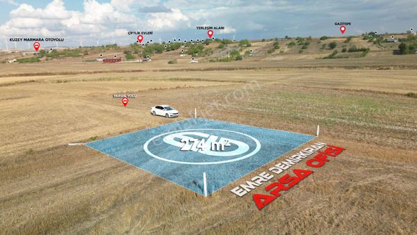 Fenerköy'de Silivri Toki Konutlarına Komşu 274m² Satılık Tarla