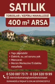 🏡 Toroslar / Kepirli Mahallesi – Satılık 400 M² Arsa