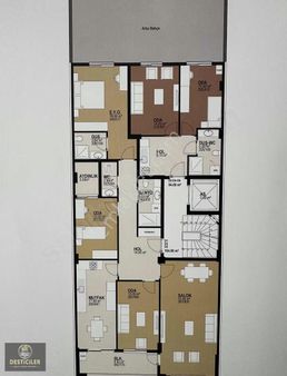 Ad-desticiler Emek Ertaş Cadde Dibi 3+1 Geniş Lüx Daire