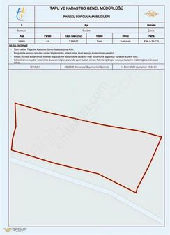 Çandırda Satılık Tarla