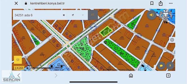 İstiklalde Kanal Caddesine 1 Parsel İçerde 1402 M2 Arsa