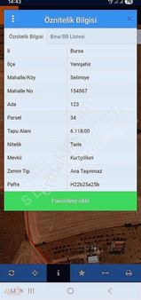 Kadastro Yoluna Cephe Köye Yakın Tarla