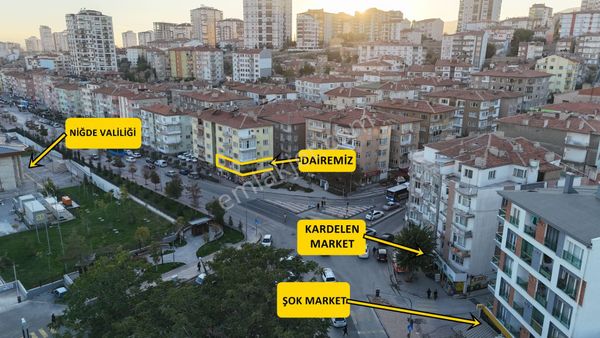 E.gökal Valilik Karşısı Tam Merkez 3+1 Mükemmel Konumlu Daire !