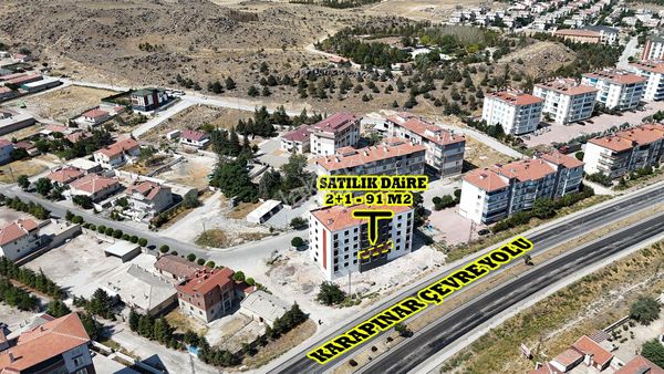 Karapınar Emlak'tan Satılık Çevre Yolu Üzerinde 2+1 Geniş Daire