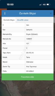 Busıness Keys'ten Erçek'te Satılık Her Nevi İşe Uygun Tarla..