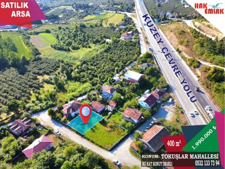Hak Emlak'tan Tokuşlar Mahallesinde Satılık 400 M² Fırsat Arsa