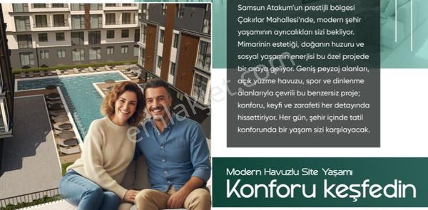 Samsun Atakum Çakırlar Korosu Mevkii'de Yeni Yapılan Projeden