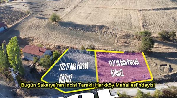 Sakarya Taraklı Harkköyde 614 Ve 682 M2 İmarlı Arsa