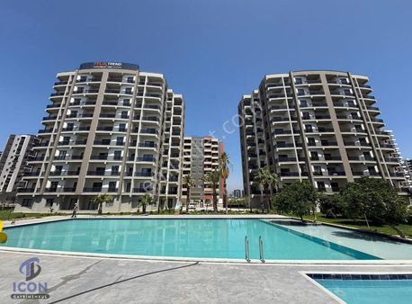 Icon'dan 75.yıl Mah'de Aquaparklı Yerden Isıtma Çift Balkon 1+1