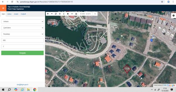 Çamlıdere Yaylasında Gölet Manzaralı Tek Tapu Villa Parseli