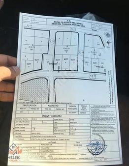 Şelale Mah 103 Ada 4 Parsel 552 M2 Tek Tapulu Müstakil Arsa