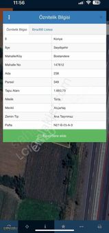 Bostandere De Ana Yola Sıfır Yatırımlık Tarla