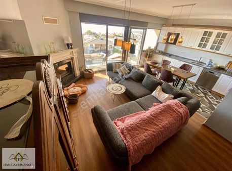 Han Gayrimenkul'den Güre'nin Kalbinde Deniz Manzaralı Şömineli