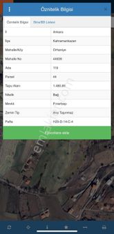 Polat Livedan Orhaniyede Tek Tapu Satılık Bağ