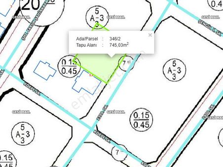 Satılık İldem Yanı Gesi De Ana Yola Yakın 745m2 Temiz Parsel