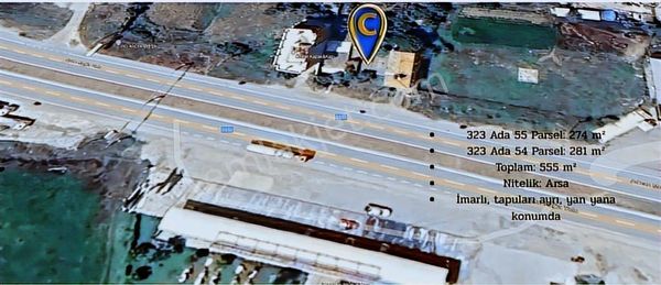 Satılık Arsa Aydınçine Ana Yoluna Sıfır, Yüksek Görünürlükte