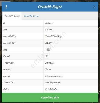 Yerleşim Yerlerine Yakın Kök Tapu Satılık Arsa