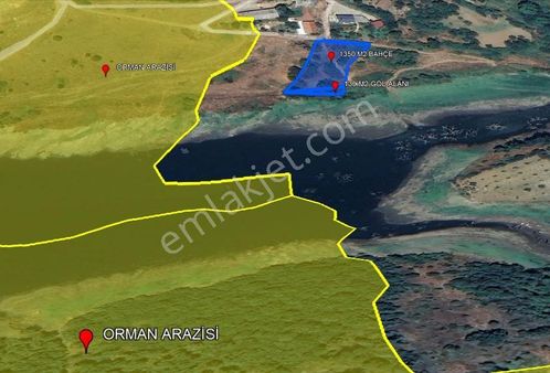 Balıkesir Bandırma Çakıl Mah. 1.480 M2 Satılık Bahçe Göl Manzaralı