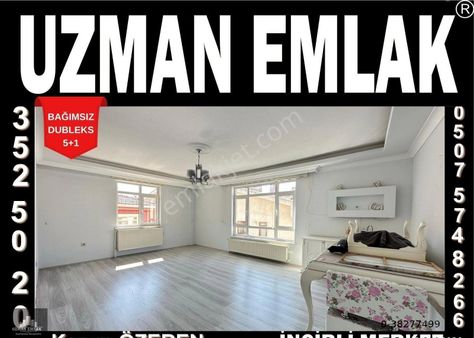 Uzman Emlak'tan İncirli Mh.de Full Yapılı 5+1 Kapalı Dubleks