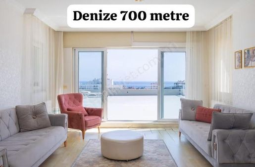 Ful Deniz Manzaralı / Denize 700 Metre/ Kendi Büyük Terası Var