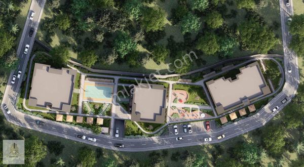 Yalıncakta Deniz Manzaralı Lüks Site | Kapalı Otopark & Havuz |