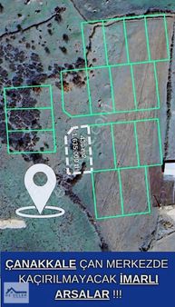 Çanakkale Çan Merkezde Satılık İmarlı Arsa