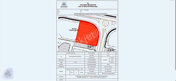 An Yapı Emlak'tan Karapınar Da Satılık 4101 M2 7 Kat İmarlı Arsa