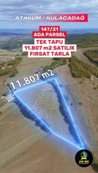 Evim-nur’dan Kulacadağ Mh 11.807m2 Satılık Fırsat Tarla