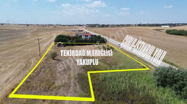 Tekirdağ Marmaraereğlisi Yakuplu Mahallesi 100 Metre Yapı İzinli Arsa