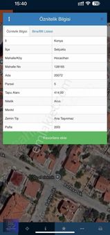 Hanaybaşında Satılık 2 Kata İmarlı 414 M2 Müstakil Arsa