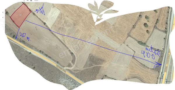 Konya Seydişehir Çavuş Köyü Satılık Tarla 1150 M2 Anayola 400 M Tepecik Yolu 20 M