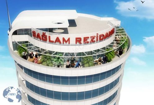 Metrobüse Yakın Sağlam Rezidans'ta 1+1 Balkonlu Kiralık Ofis