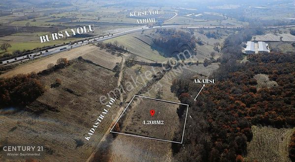 C21 Winner Balıkesir Yeniköy Mahallesinde 4.208m2 Satılık Tarla